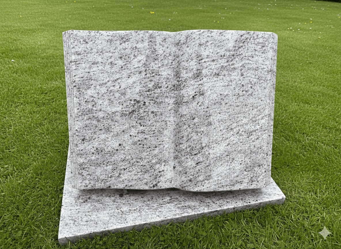 Liegestein Buch mit Stütze Lavendula