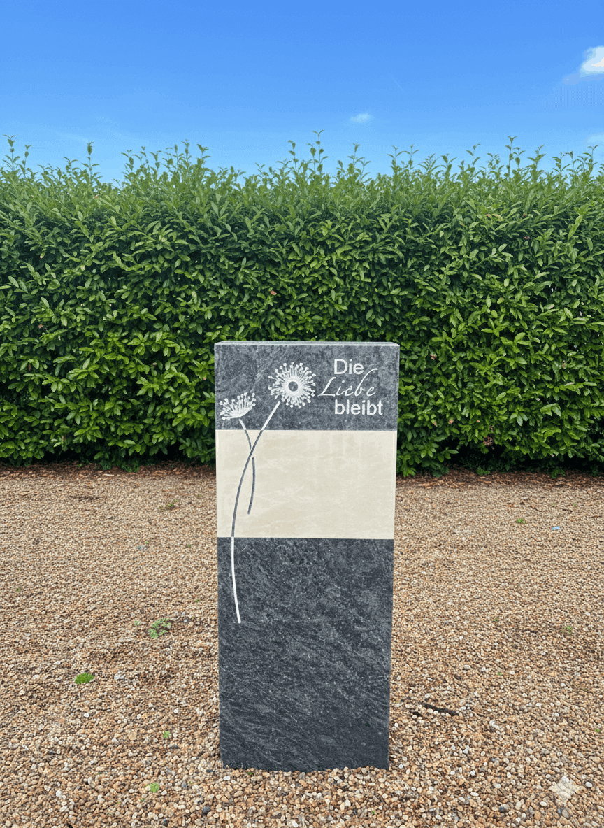 Stele Orion Ocean Beige Pusteblume Swarovski