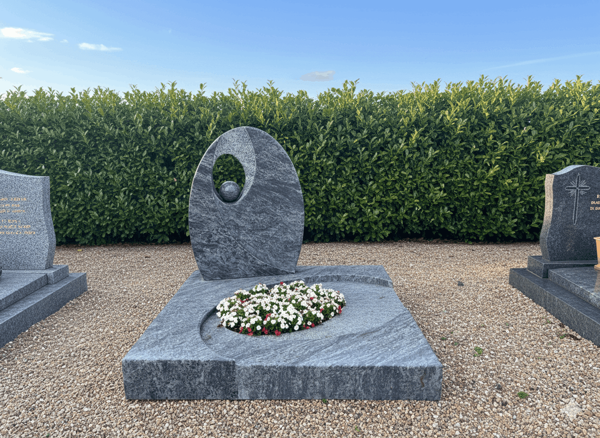 Urnengrab Orion mit Kugel und Massivplatte