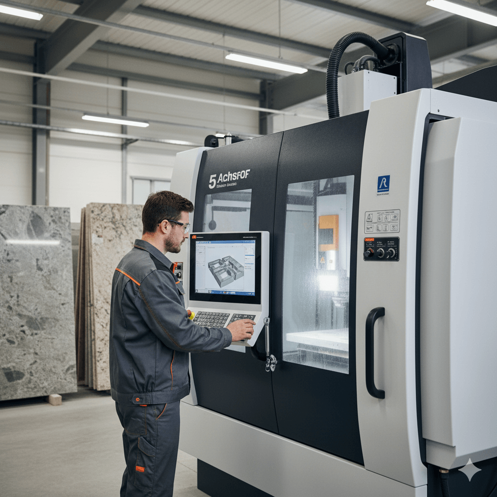 CNC-Maschine in der Werkstatt